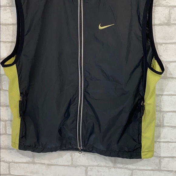 Vintage 90s Nike Black Track Gilet Sz M - Picture 4 of 13